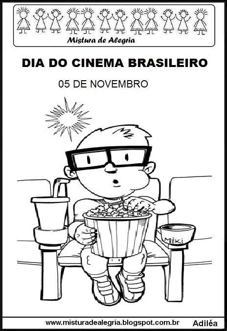 atividade do dia do cinema